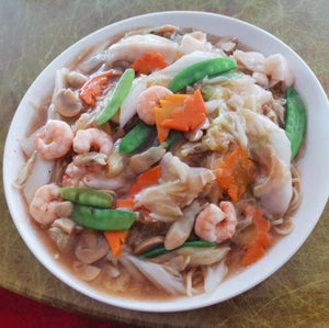 Braised Noodle with Assorted Seafood